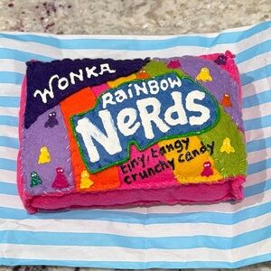 Lucy Sparrow Felt Artist Wonka Nerds Handmade Candy Box Modern Art